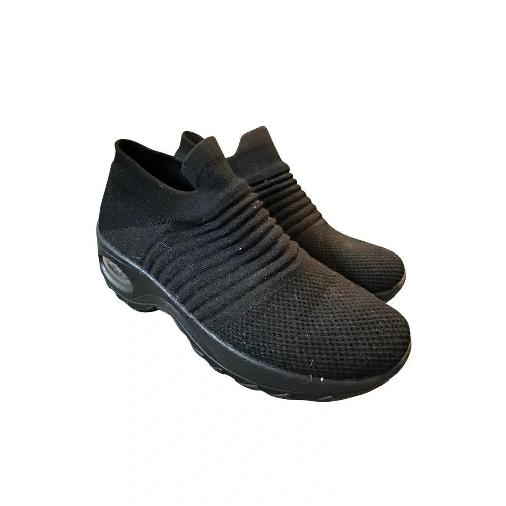 Black‎ Slip-On Jazz Dance 💃 Sneakers